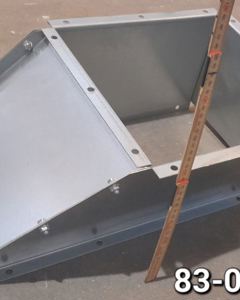 Connection from 300x300 onto 500x250 M&M